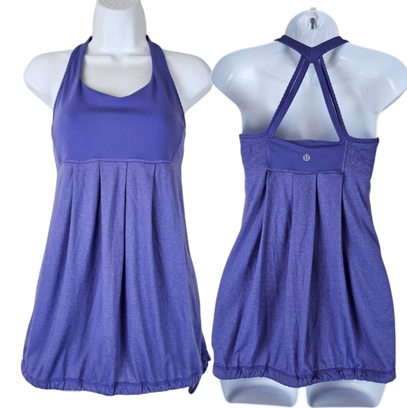 Lululemon Power Technique Tank Persian Purple Halter Top - Picture 1 of 16